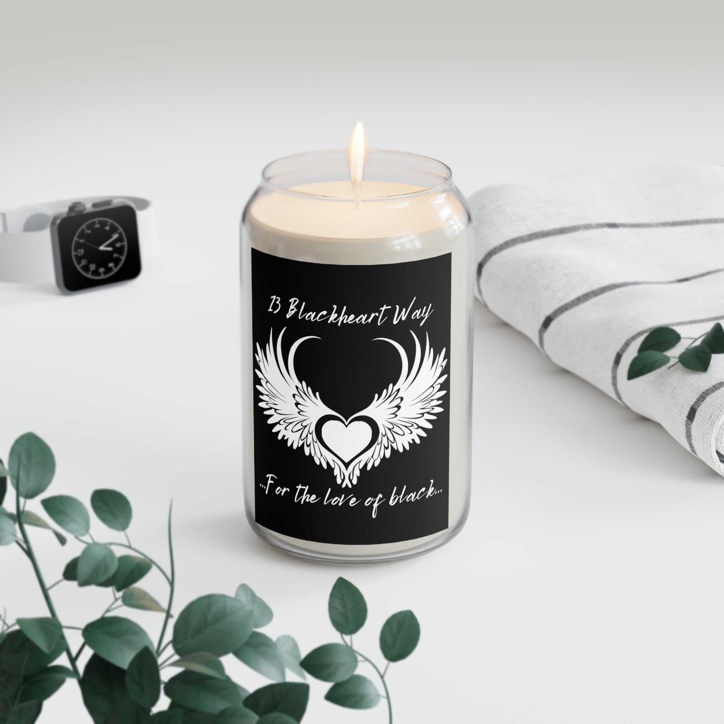The "Basic, But Make It Goth" Candle