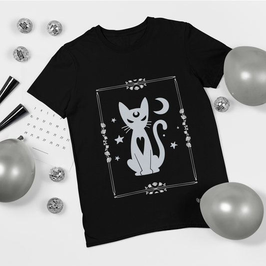 Cat Printed T-Shirt