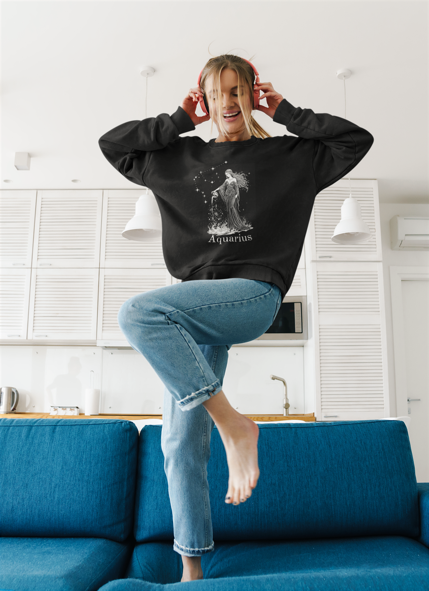 The "Cosmic Exile" Aquarius Sweatshirt