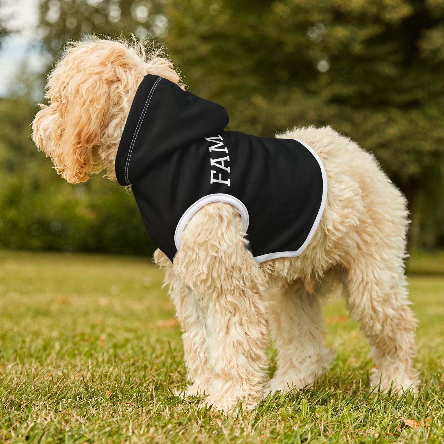 Custom Pet Hoodie – Soft Polyester, Stylish & Adorable Fit for Pets.