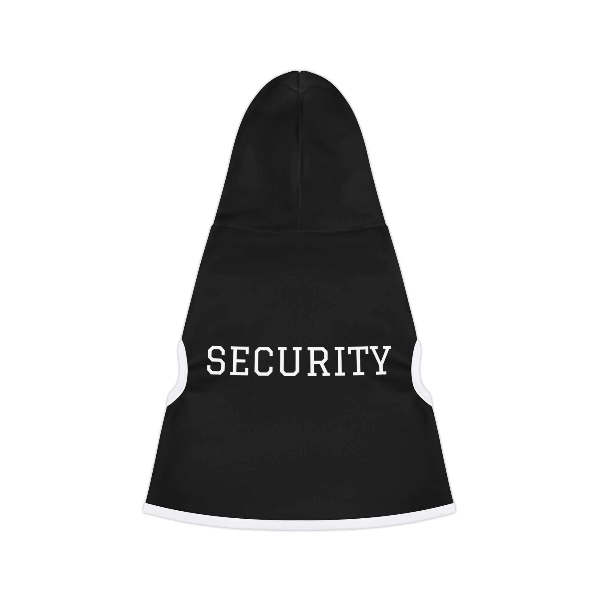 Security Pet Hoodie | Custom Pet Apparel for Stylish & Adorable Pets.