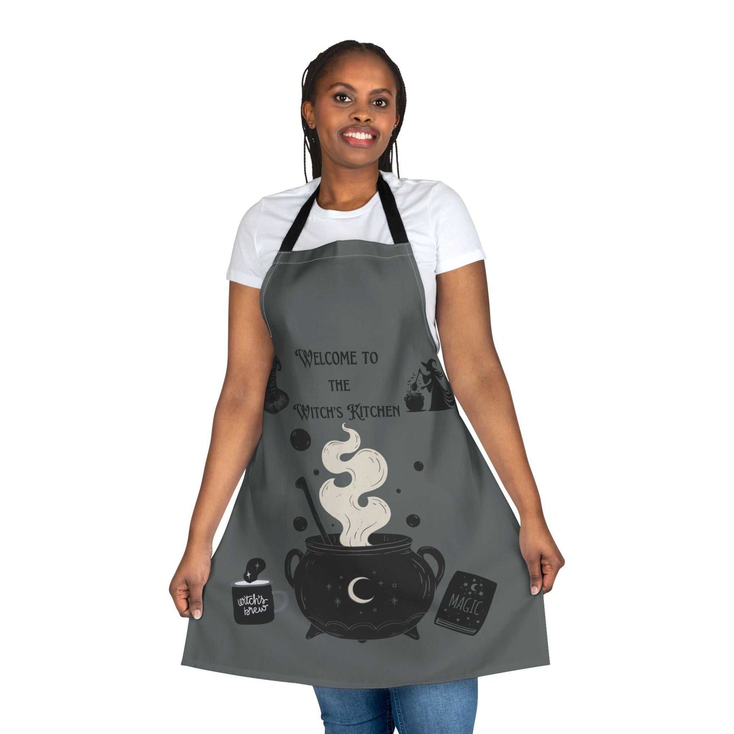 Kitchen Witch Apron – Enchanting Magical Potions & Brews Design Gift