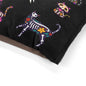 Premium Sugar Skull Design cat bed with vibrant sugar skull pattern, 13 Blackheart Way.