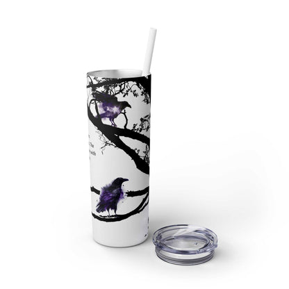 Tumbler Raven Tree design