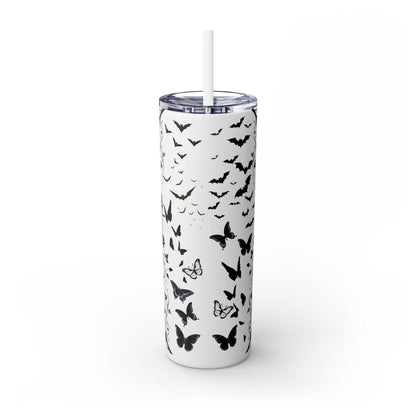 Gothic Skull Tumbler, Stylish Halloween Drinkware, Unique Gift for Spooky Lovers, Customizable Travel Mug, Perfect for Parties