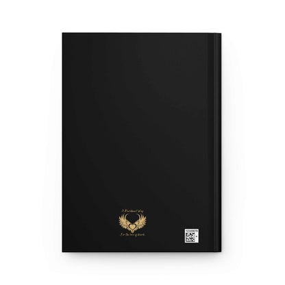 Hardcover Book of Shadows with matte finish, vibrant cover design, ideal for witchcraft journals and daily writing.