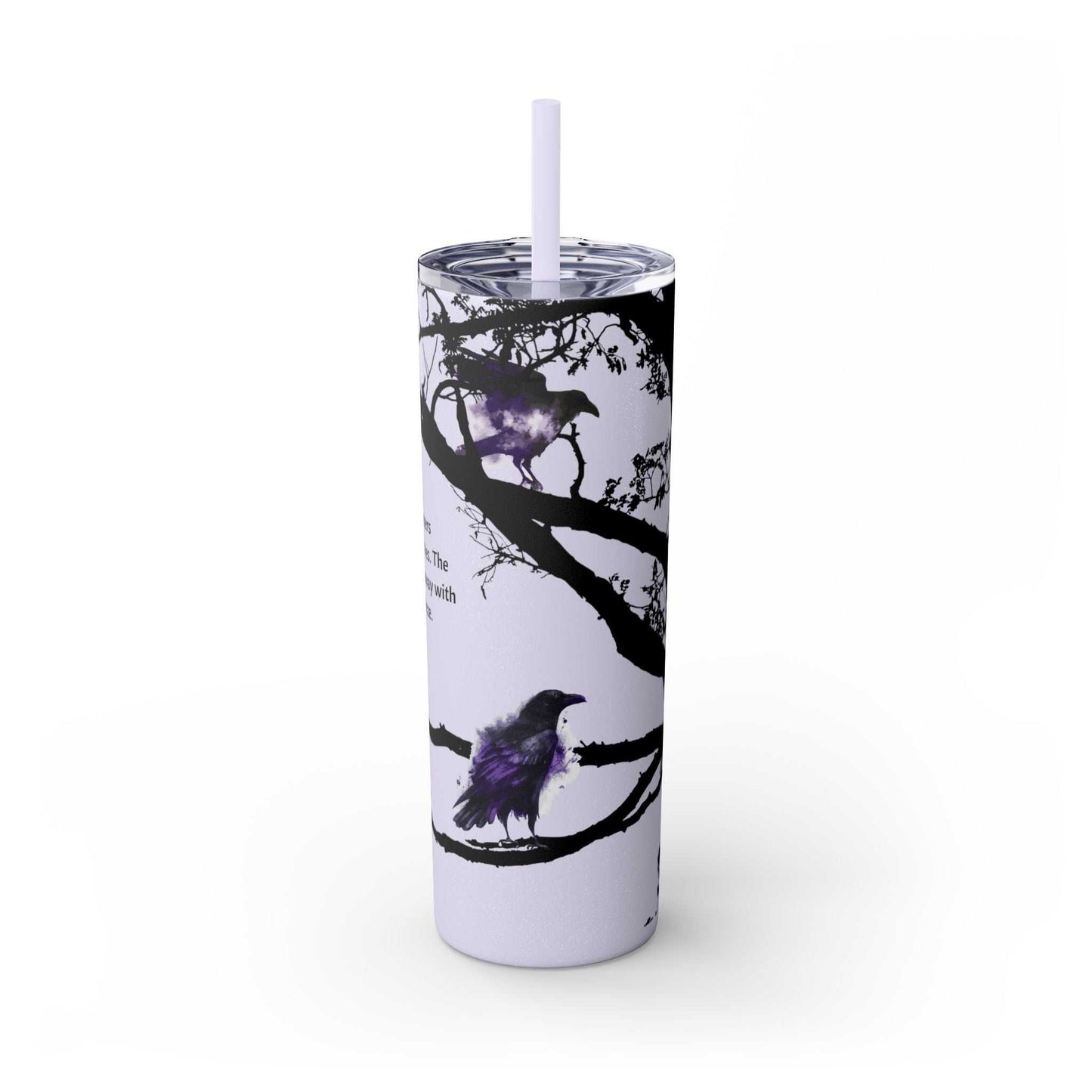 Tumbler Raven Tree design