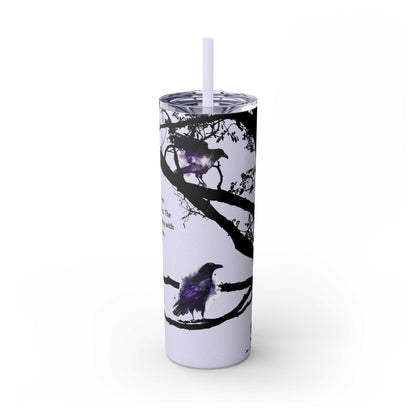 Tumbler Raven Tree design