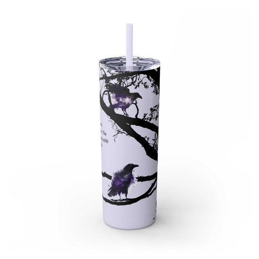 Tumbler Raven Tree design