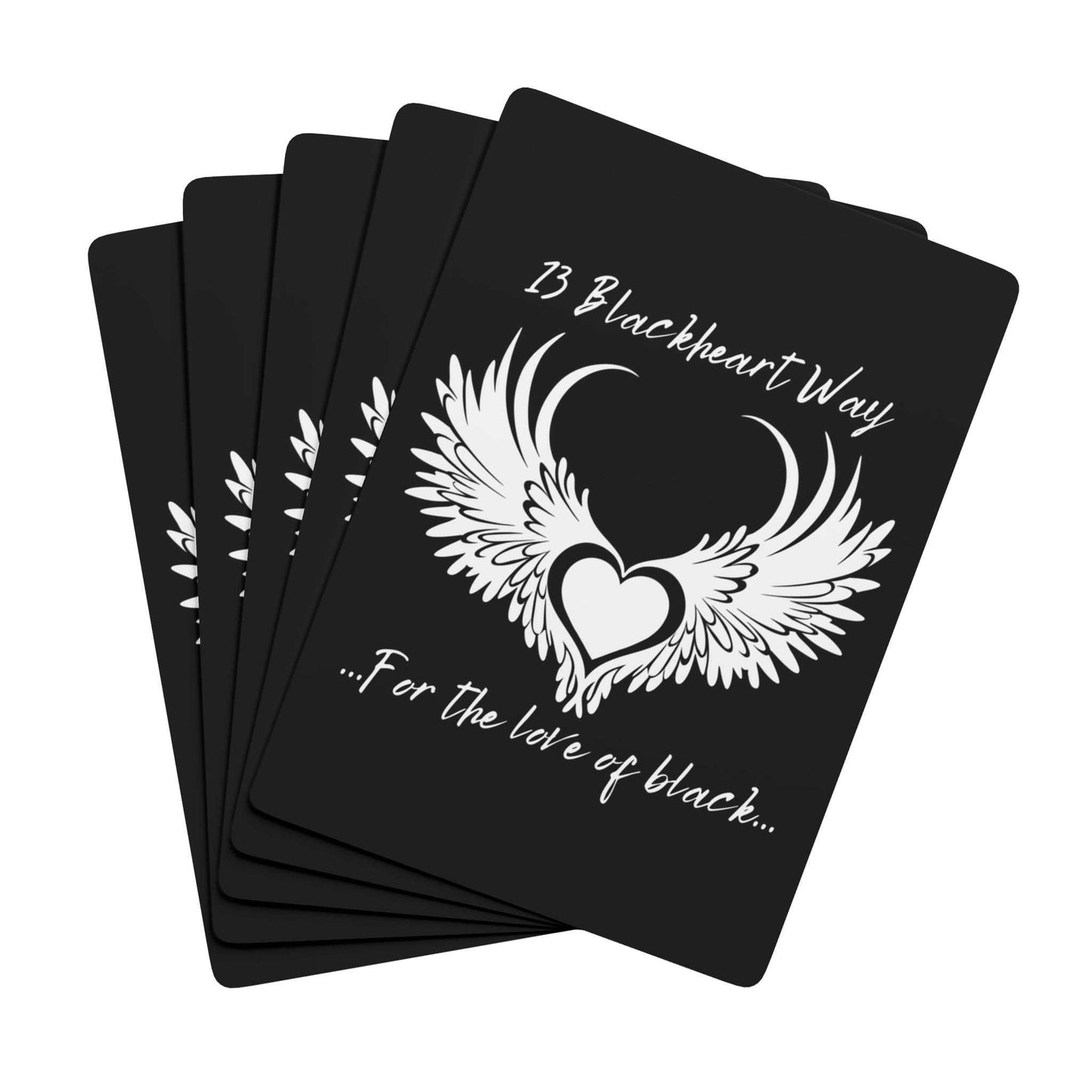 Poker Playing Cards | 13 Blackheart Way Logo – Elevate Your Game Style