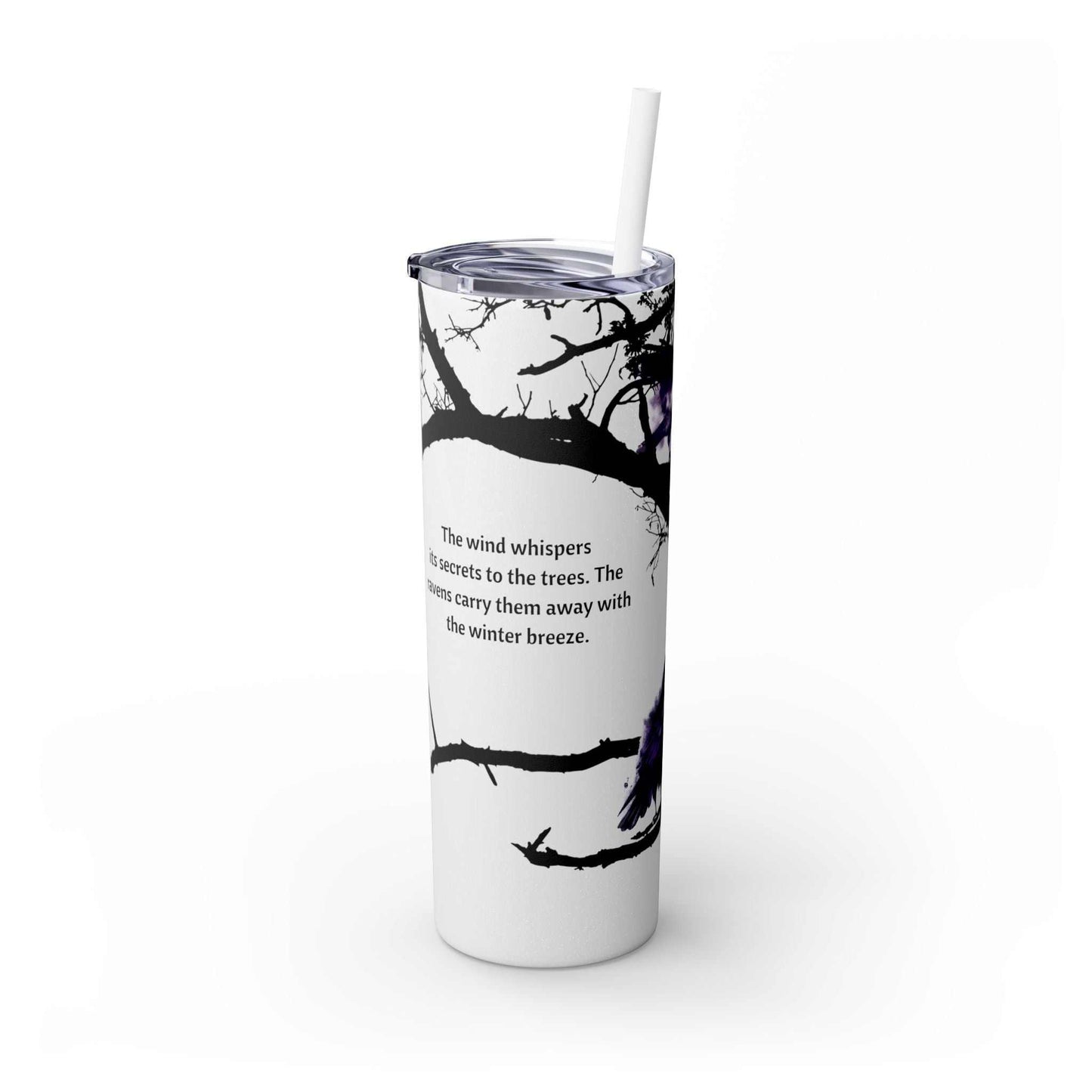 Tumbler Raven Tree design