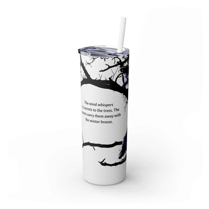 Tumbler Raven Tree design