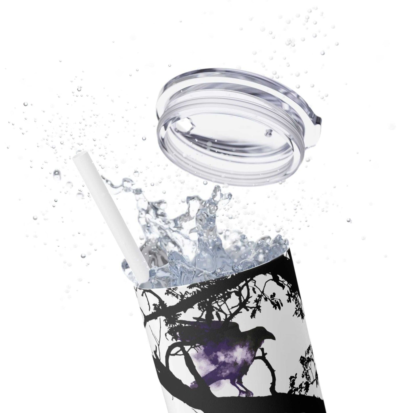 Tumbler Raven Tree design