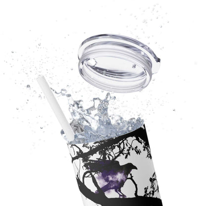 Tumbler Raven Tree design