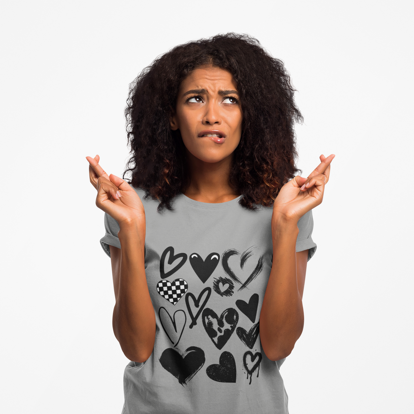  Black Hearts Tee – Stylish & Bold Graphic T-Shirt for Everyday Wear.