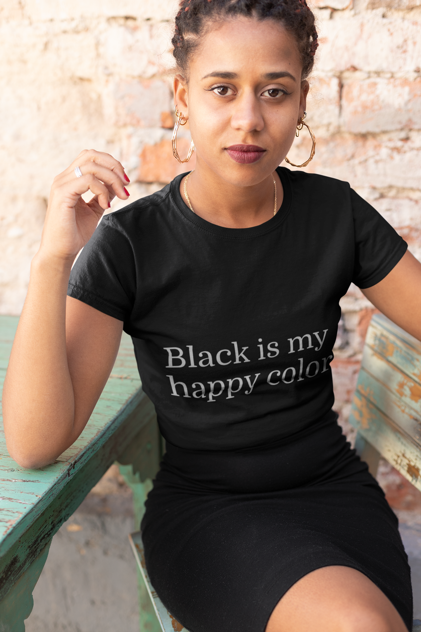 Black is My Happy Color Unisex Tee - Comfortable & Stylish Everyday Wear