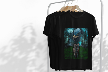 Eagle and Wolf T-shirt – Unisex, Durable, Unique and Stylish Apparel