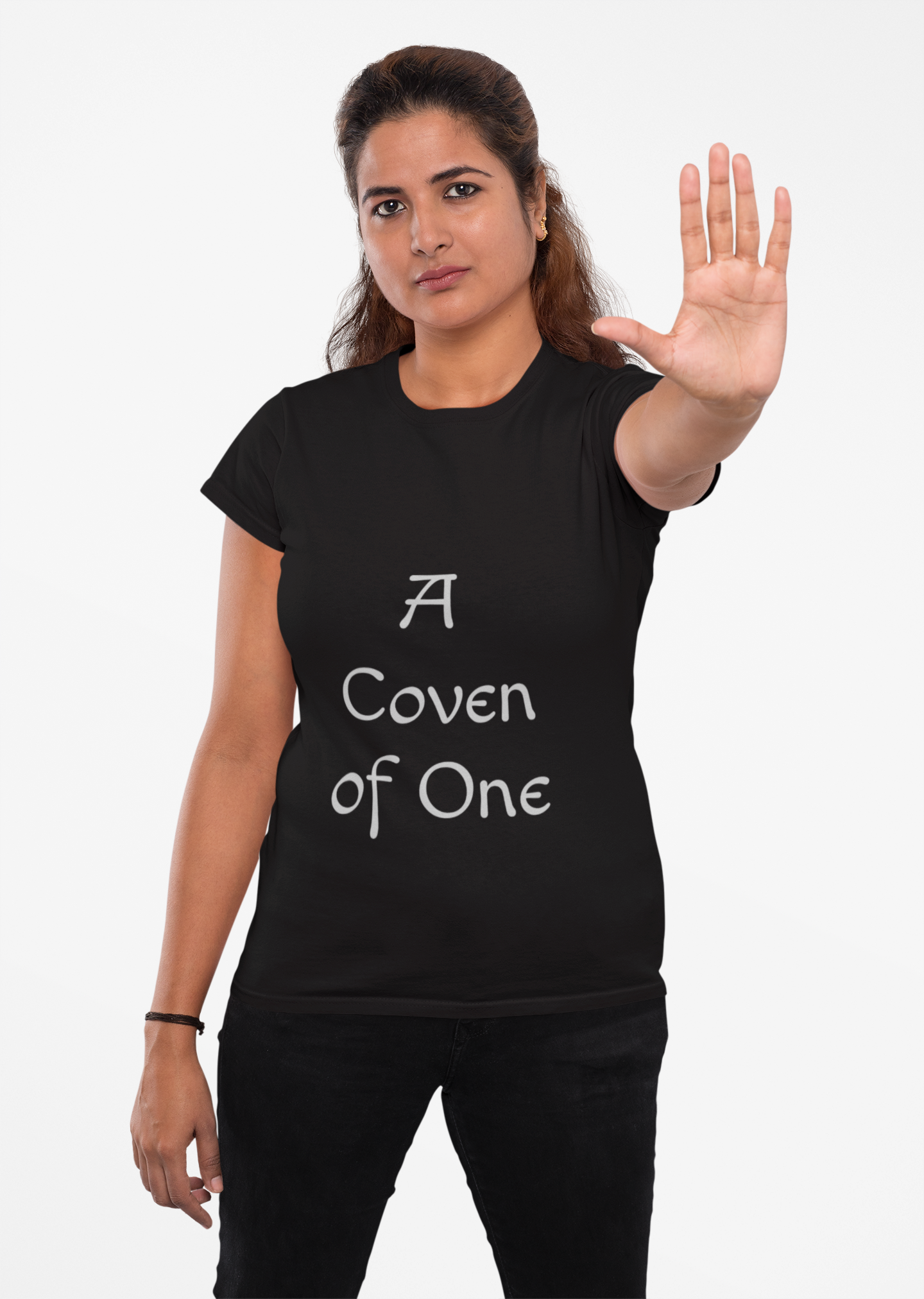 Black Witchy Unisex Tee - Mystical Black Tee Shirt for Magic Lovers.