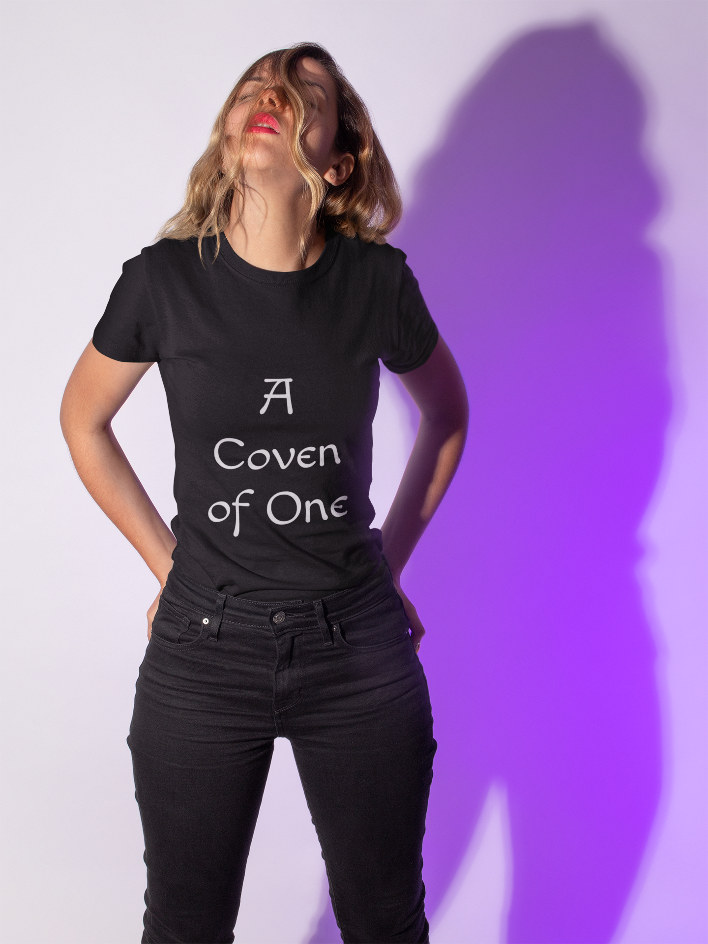 Black Witchy Unisex Tee - Mystical Black Tee Shirt for Magic Lovers.