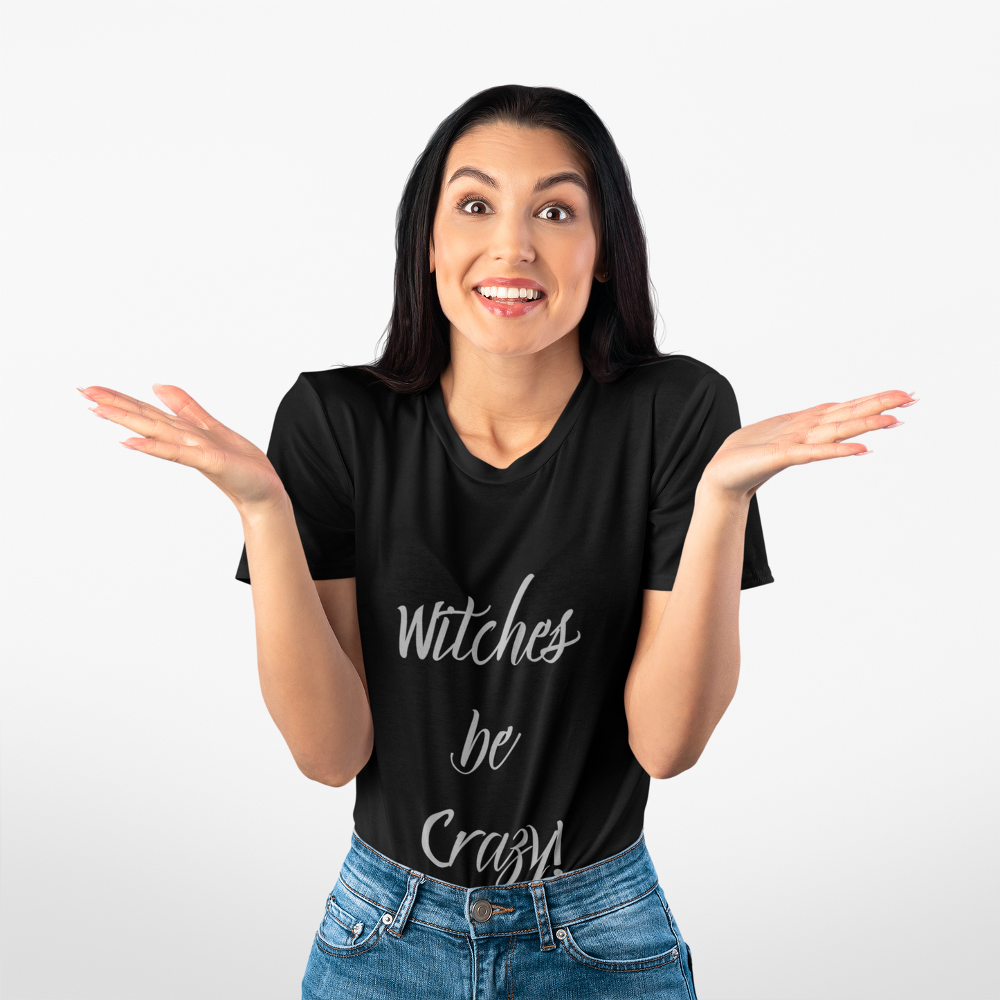 Witches Be Crazy Unisex Short Sleeve Tee - Perfect for Halloween & Witch Lovers