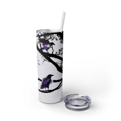 Tumbler Raven Tree design