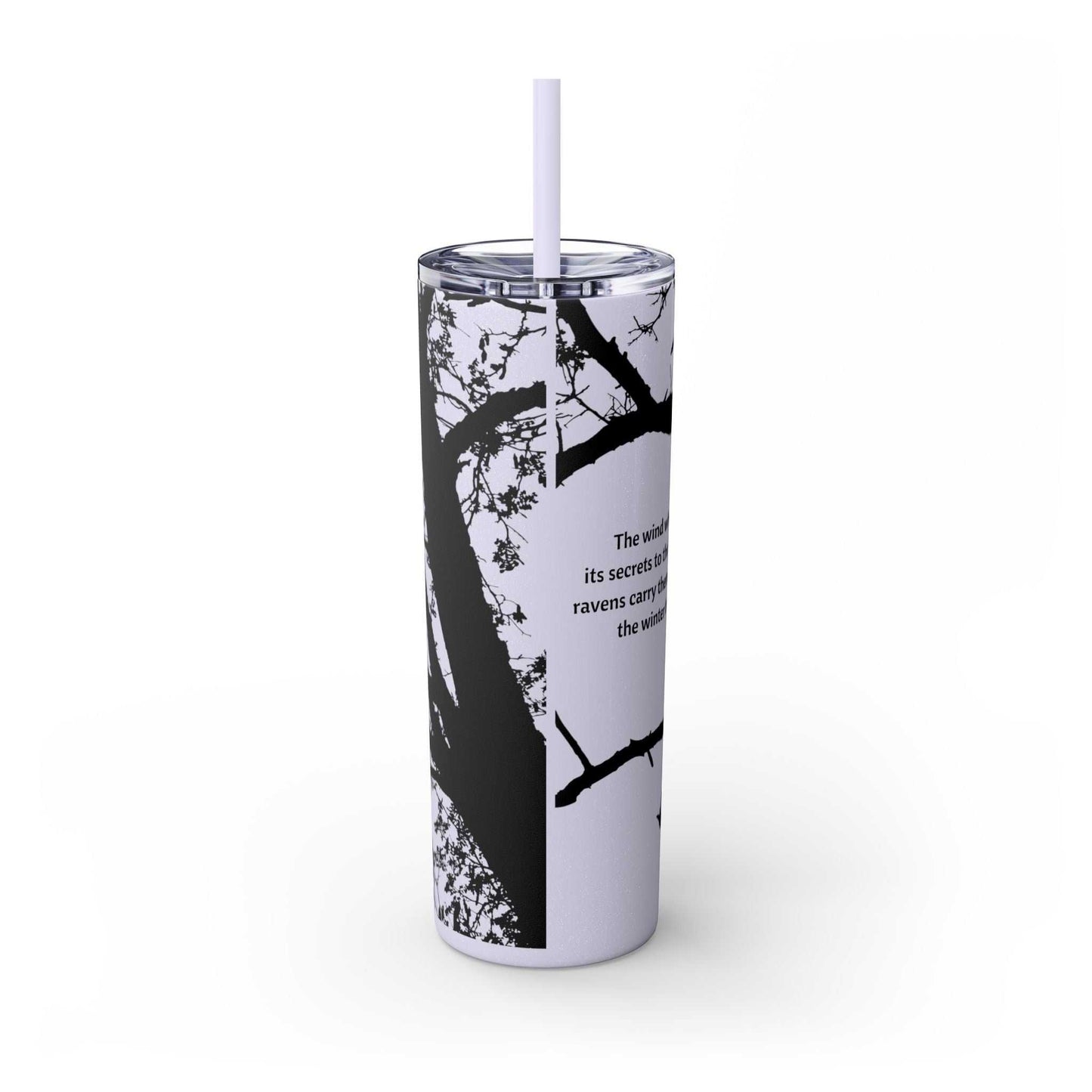 Tumbler Raven Tree design