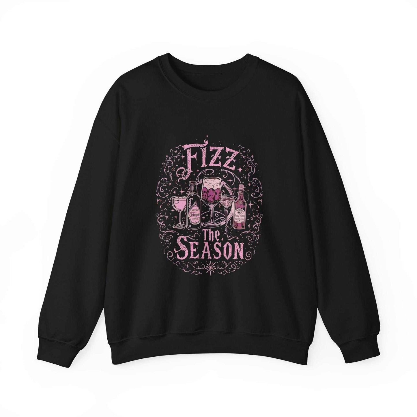 "Fizz the Season" Champagne Holiday Sweatshirt