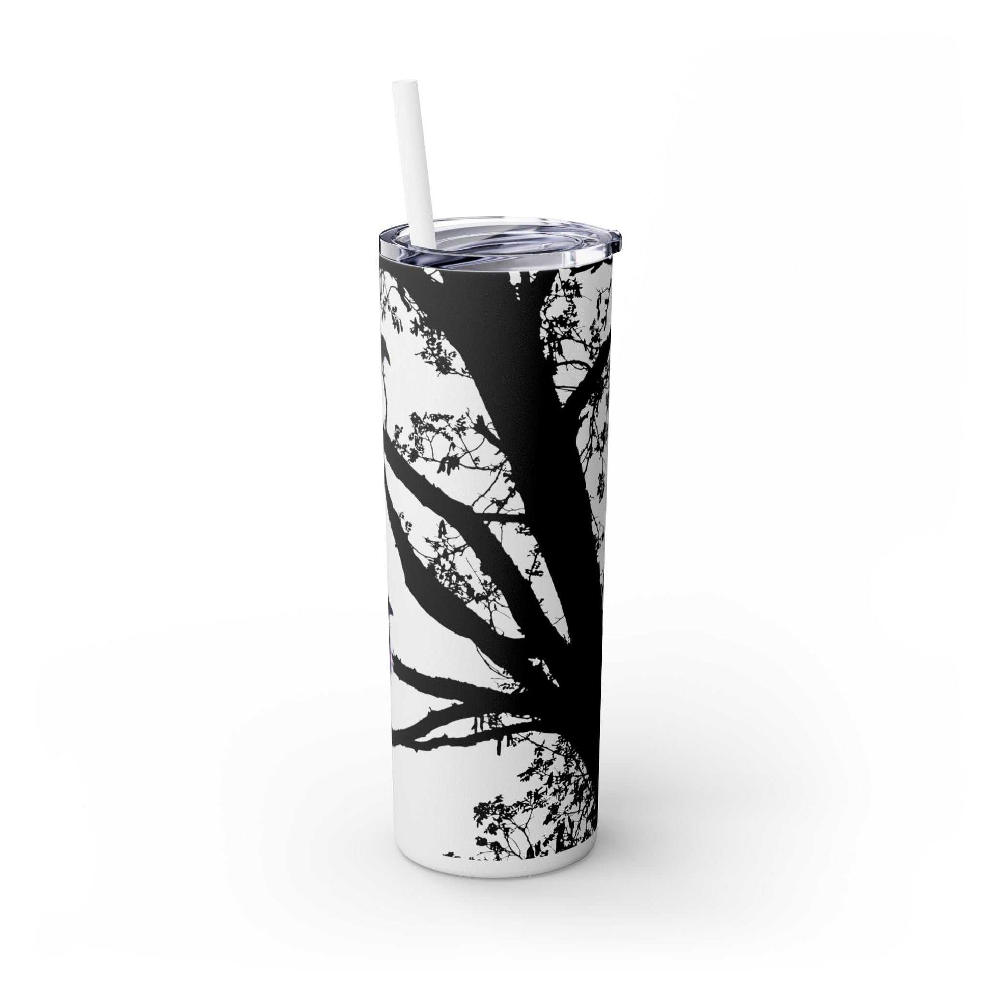 Tumbler Raven Tree design