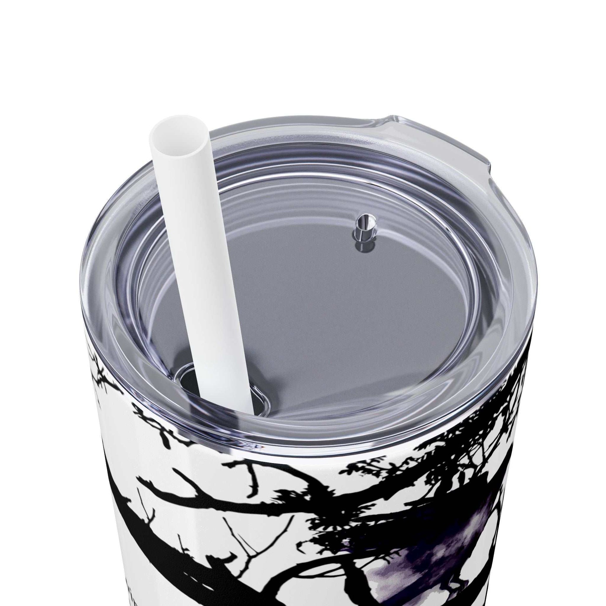 Tumbler Raven Tree design