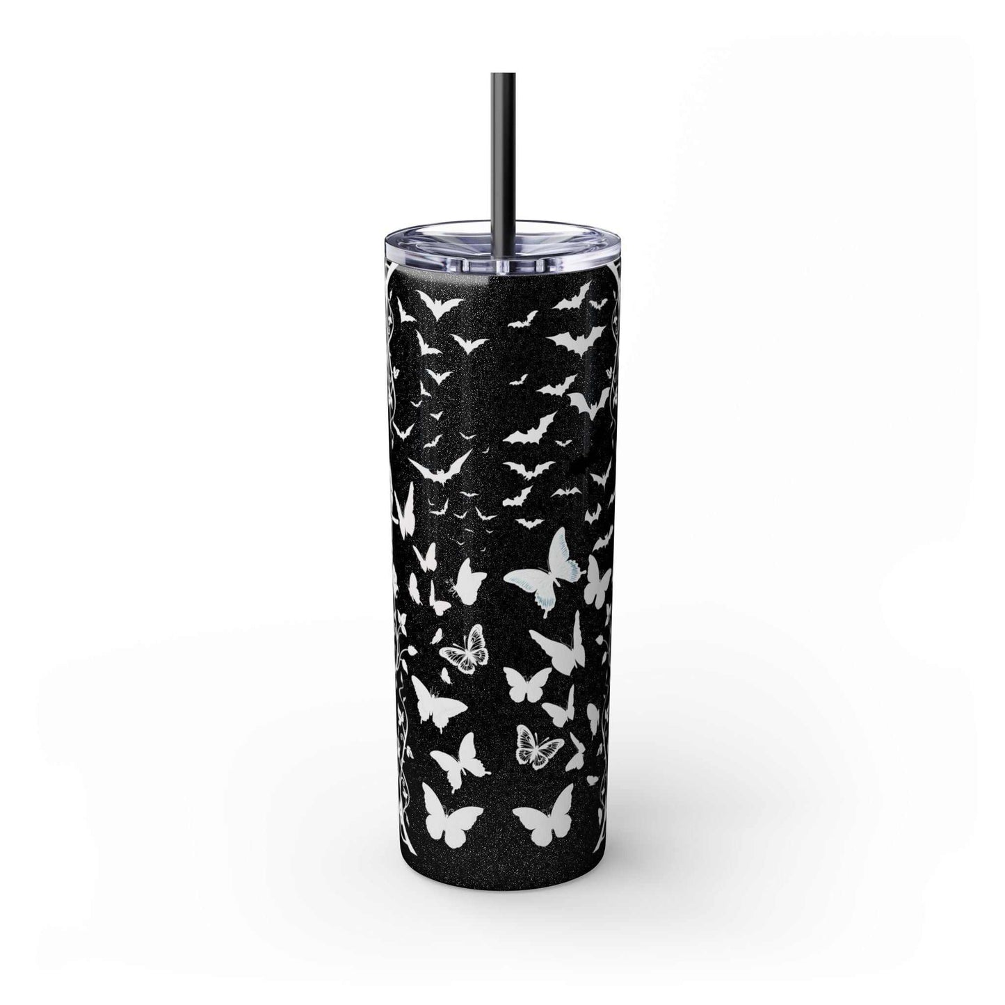 Gothic Skull Tumbler, Stylish Halloween Drinkware, Unique Gift for Spooky Lovers, Customizable Travel Mug, Perfect for Parties