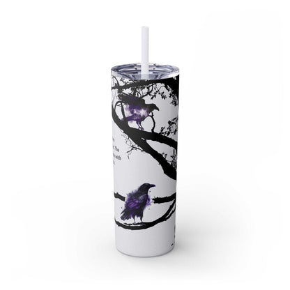 Tumbler Raven Tree design