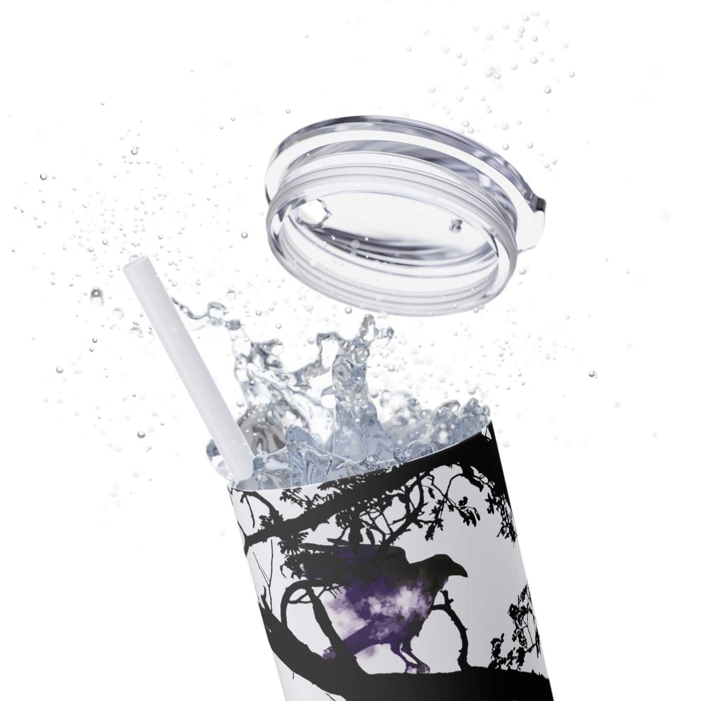 Tumbler Raven Tree design