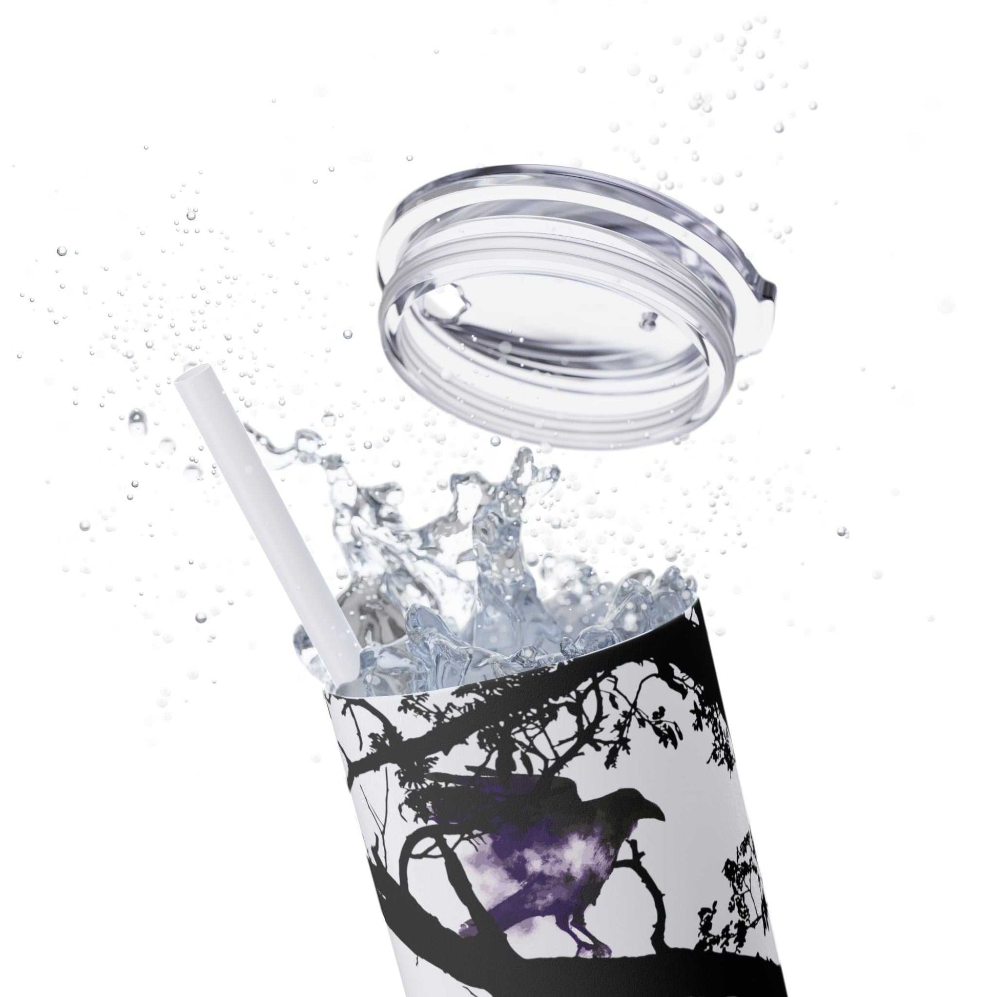 Tumbler Raven Tree design