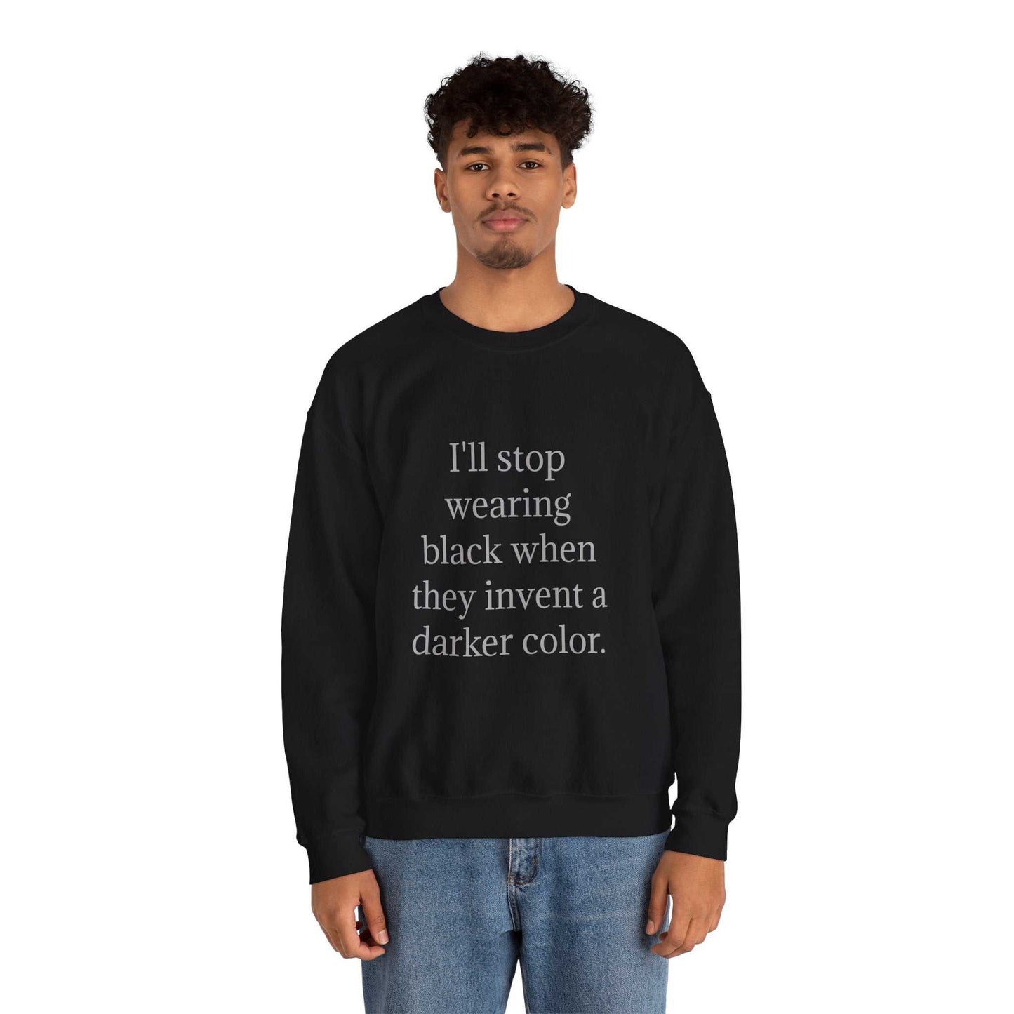 The "Vantablack Visionary" Sweatshirt