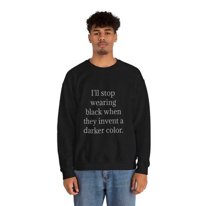 The "Vantablack Visionary" Sweatshirt