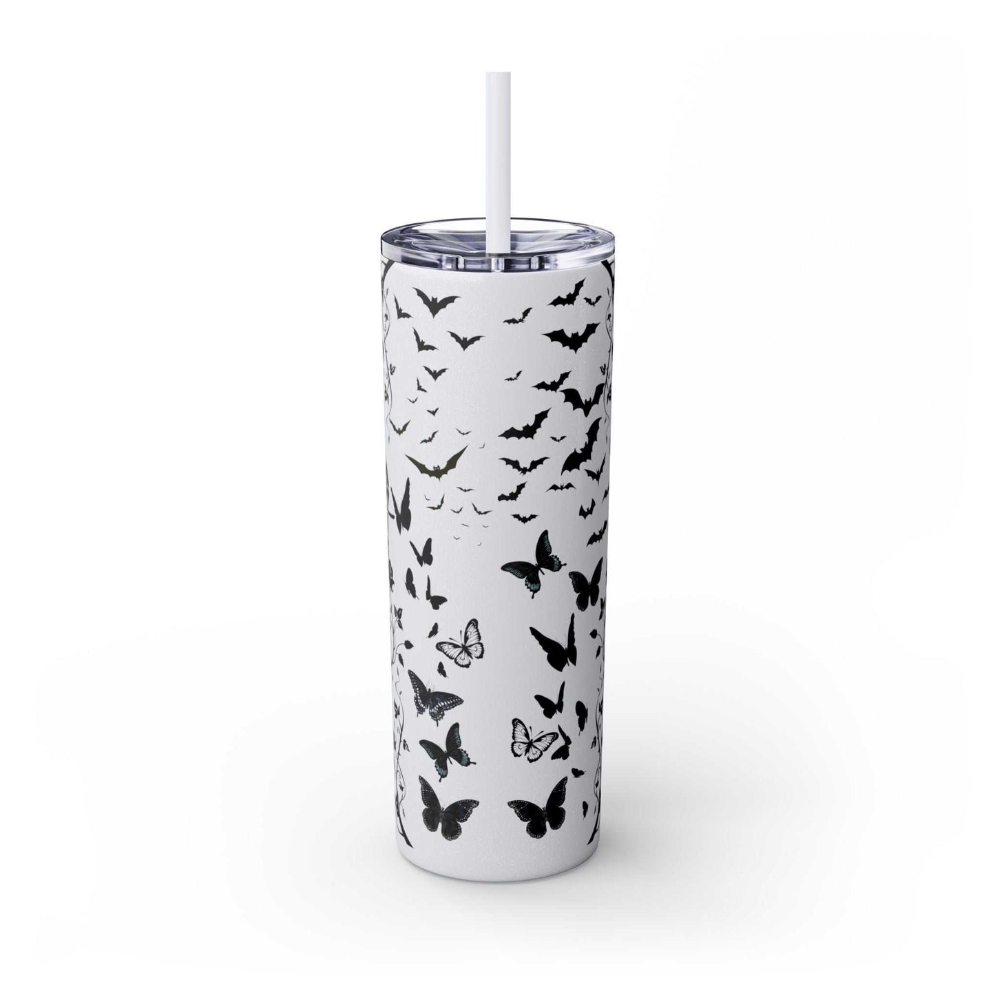 Gothic Skull Tumbler, Stylish Halloween Drinkware, Unique Gift for Spooky Lovers, Customizable Travel Mug, Perfect for Parties