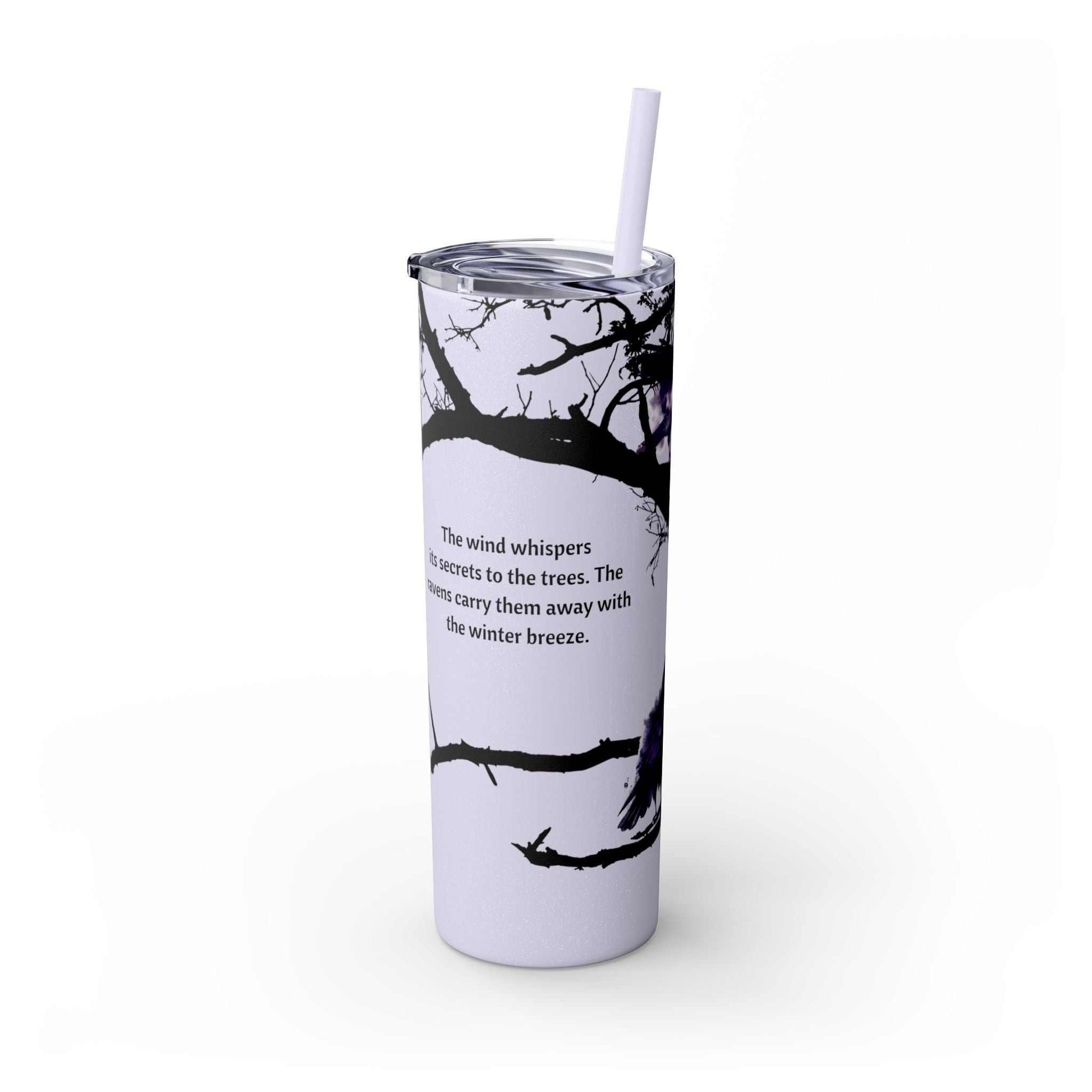 Tumbler Raven Tree design