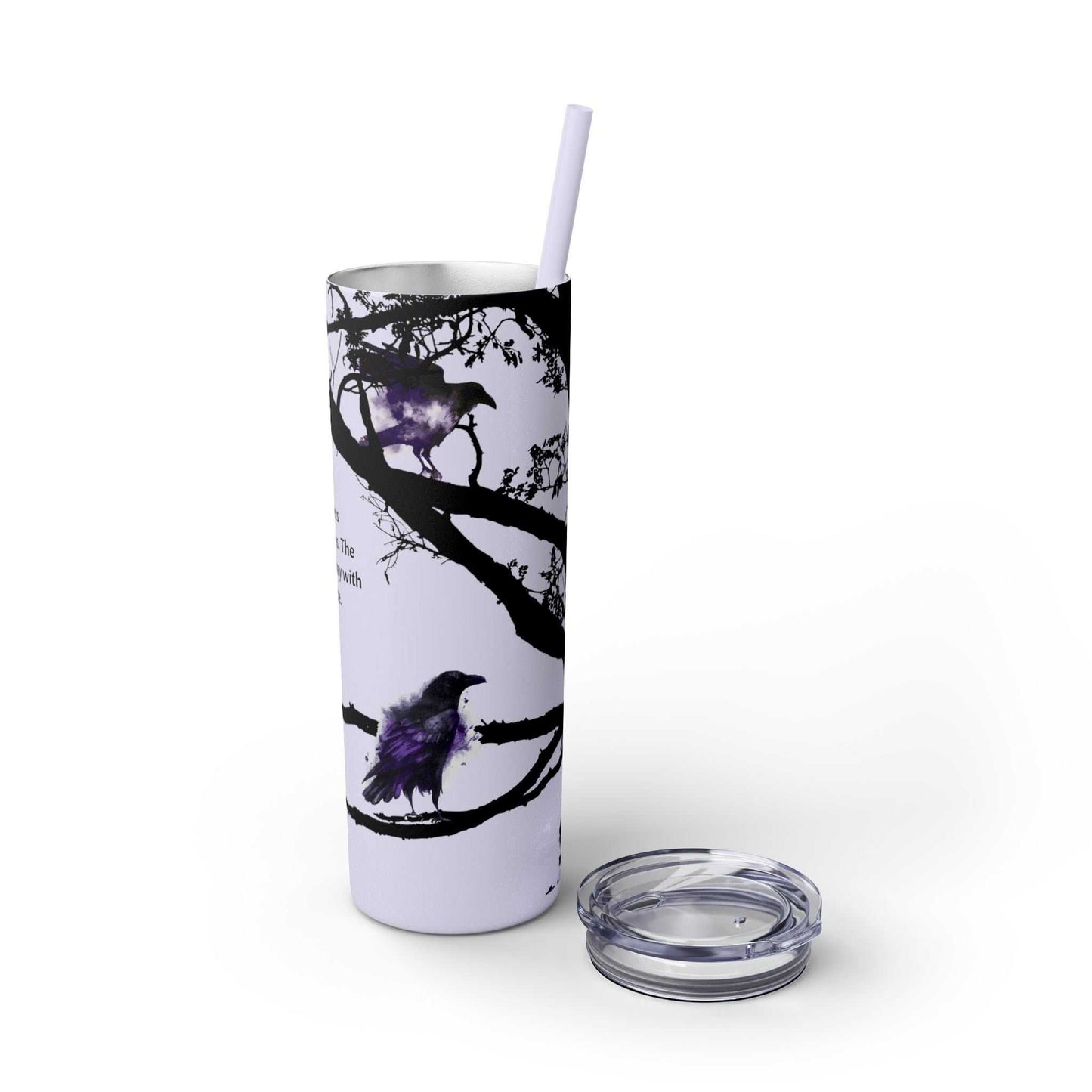 Tumbler Raven Tree design