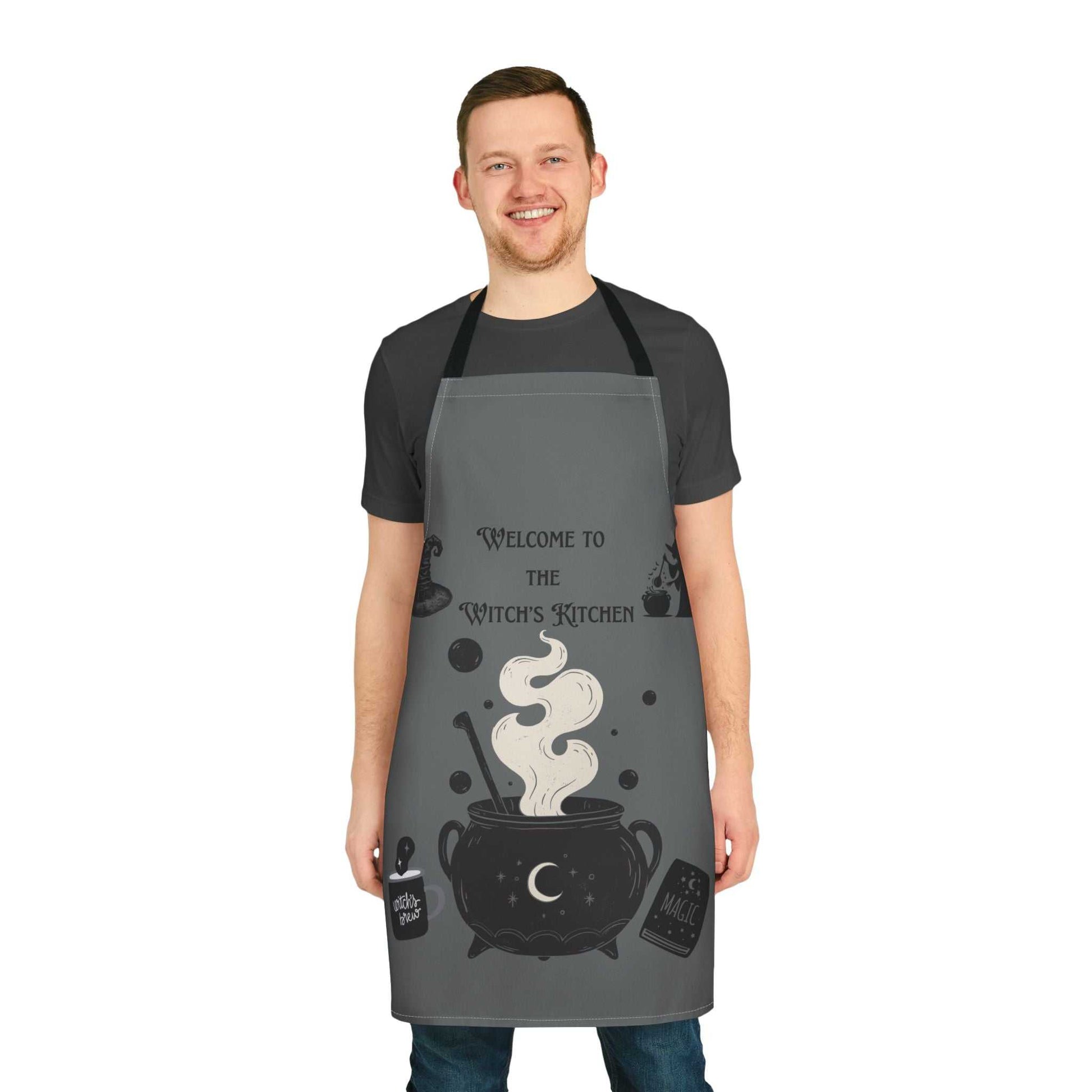 Kitchen Witch Apron – Enchanting Magical Potions & Brews Design Gift